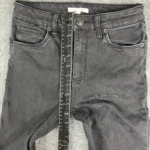 Black High-Waisted Stretch Slim Fit Jeans - Picture 3 of 9